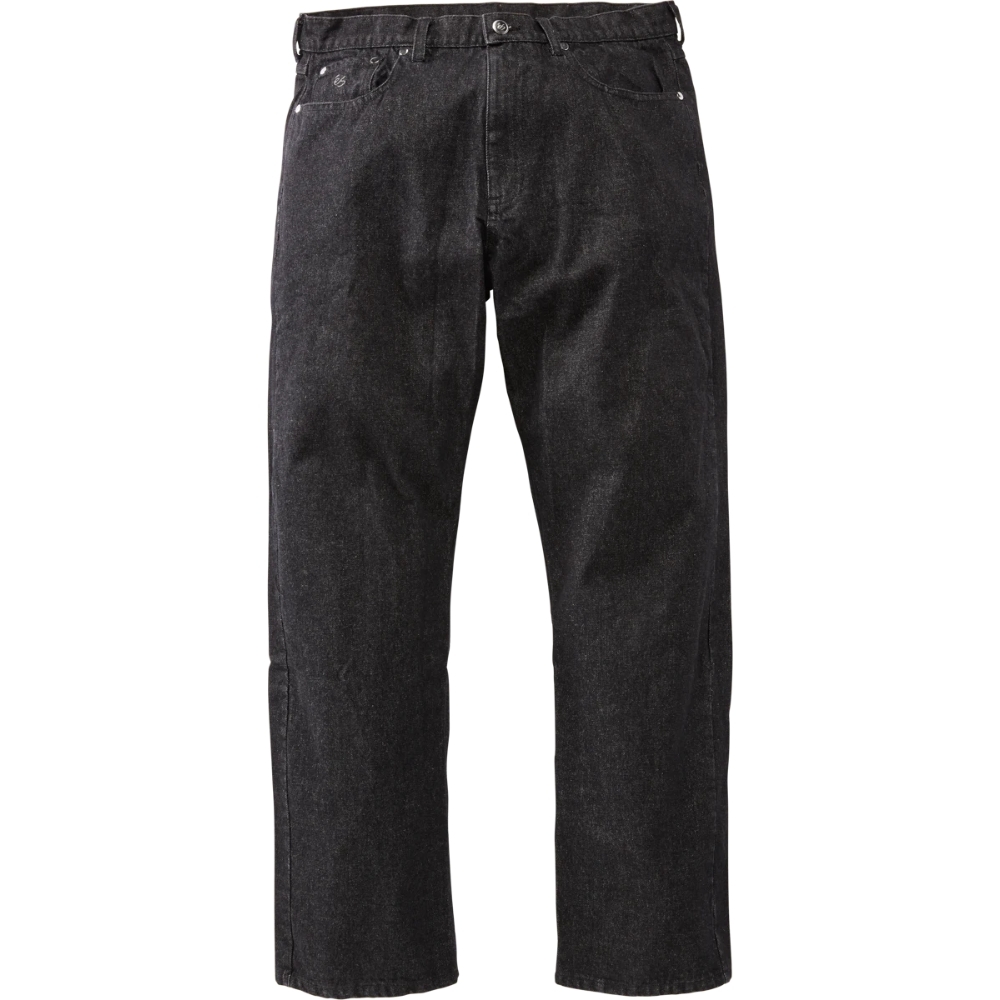 ES Baggy Denim Black Wash Pants [size: 28]