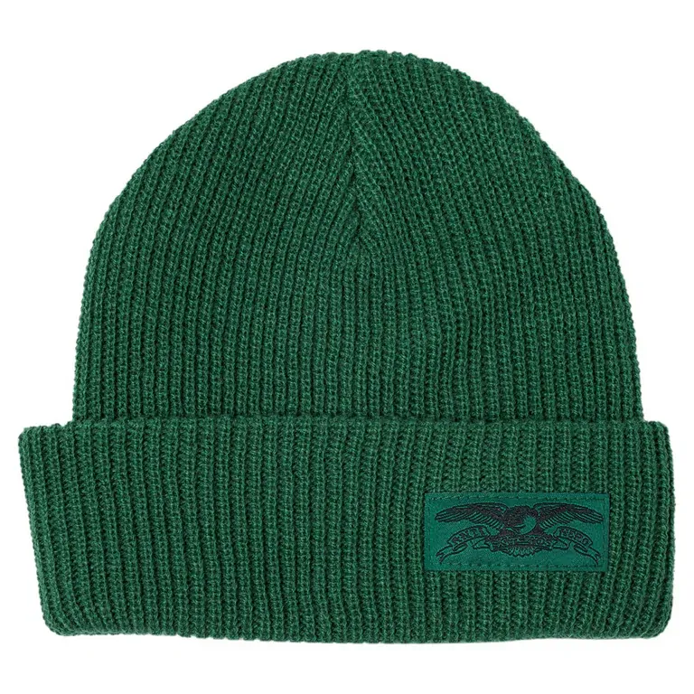 Anti Hero Stock Eagle Label Green Black Beanie