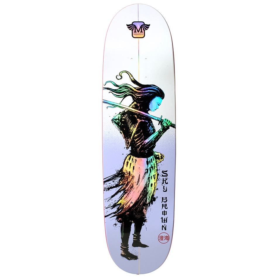 Monarch Samurai Oddity SS R7 Sky Brown 8.5 Skateboard Deck