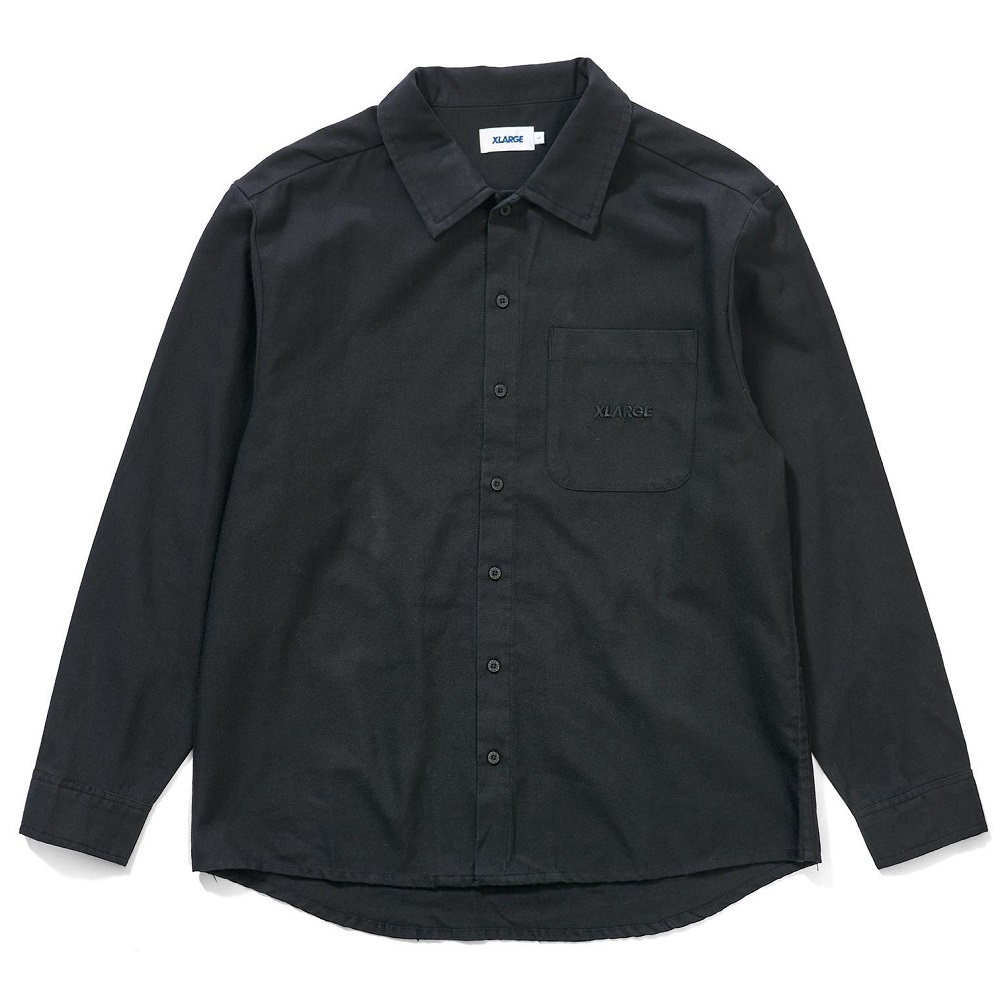 XLarge 91 Oxford Black Long Sleeve Shirt