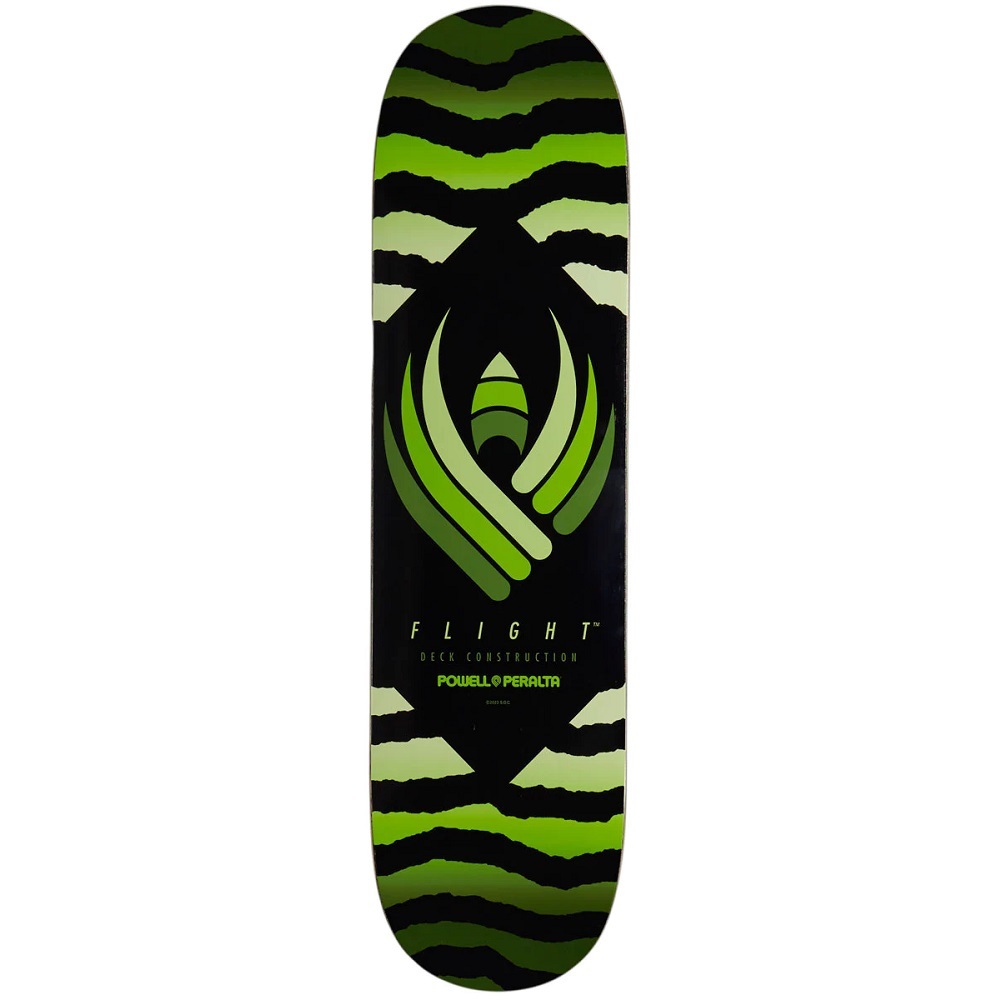Powell Peralta Flight Safari Green Shape 242 8.0 Skateboard Deck