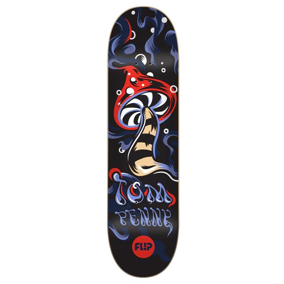 Flip Black Light Tom Penny 8.0 Skateboard Deck