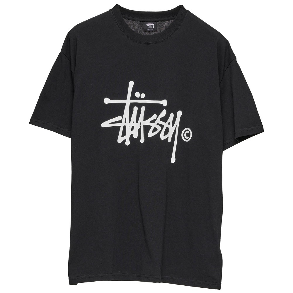 Stussy Solid Graffiti C Black T-Shirt