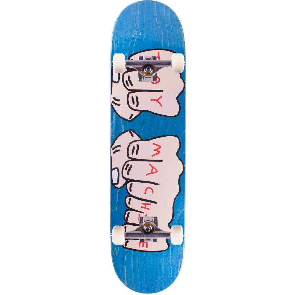 Toy Machine Fists Blue 7.75 Complete Skateboard