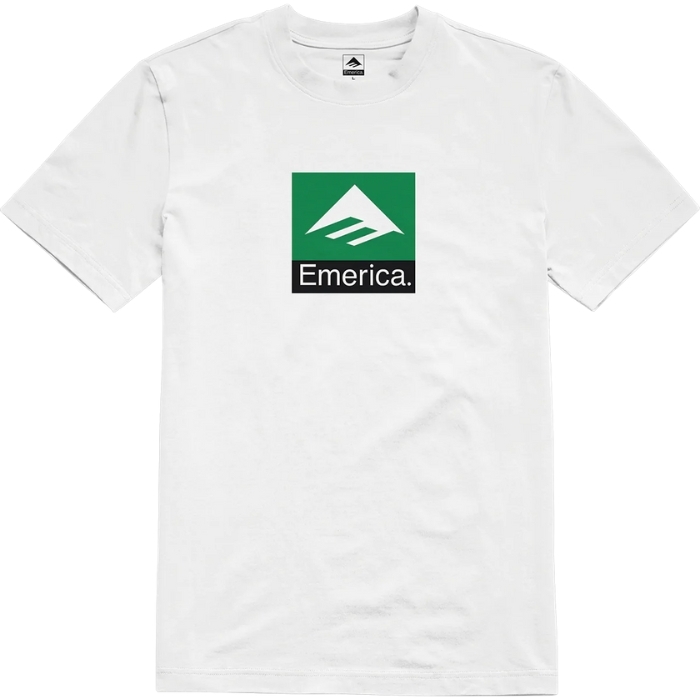 Emerica Classic Combo White T-Shirt [Size: S]