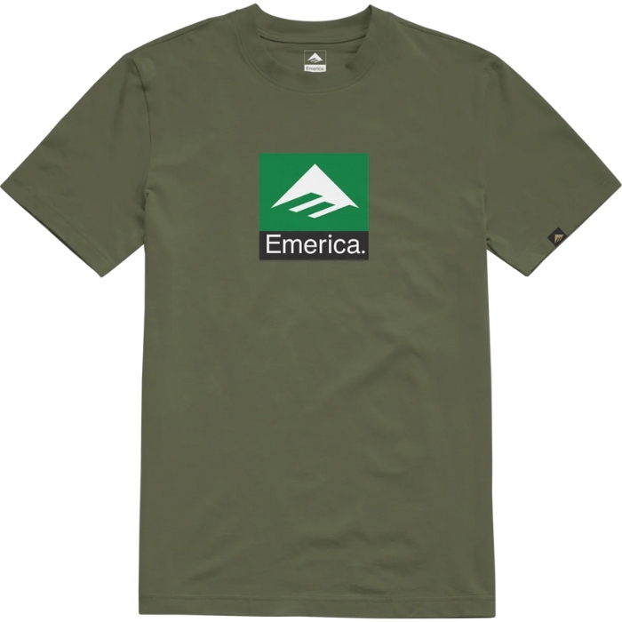 Emerica Classic Combo Military T-Shirt [Size: S]