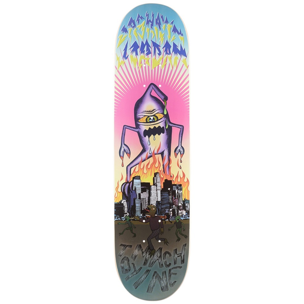 Toy Machine Sect Vs LA Deshawn 8.0 Skateboard Deck