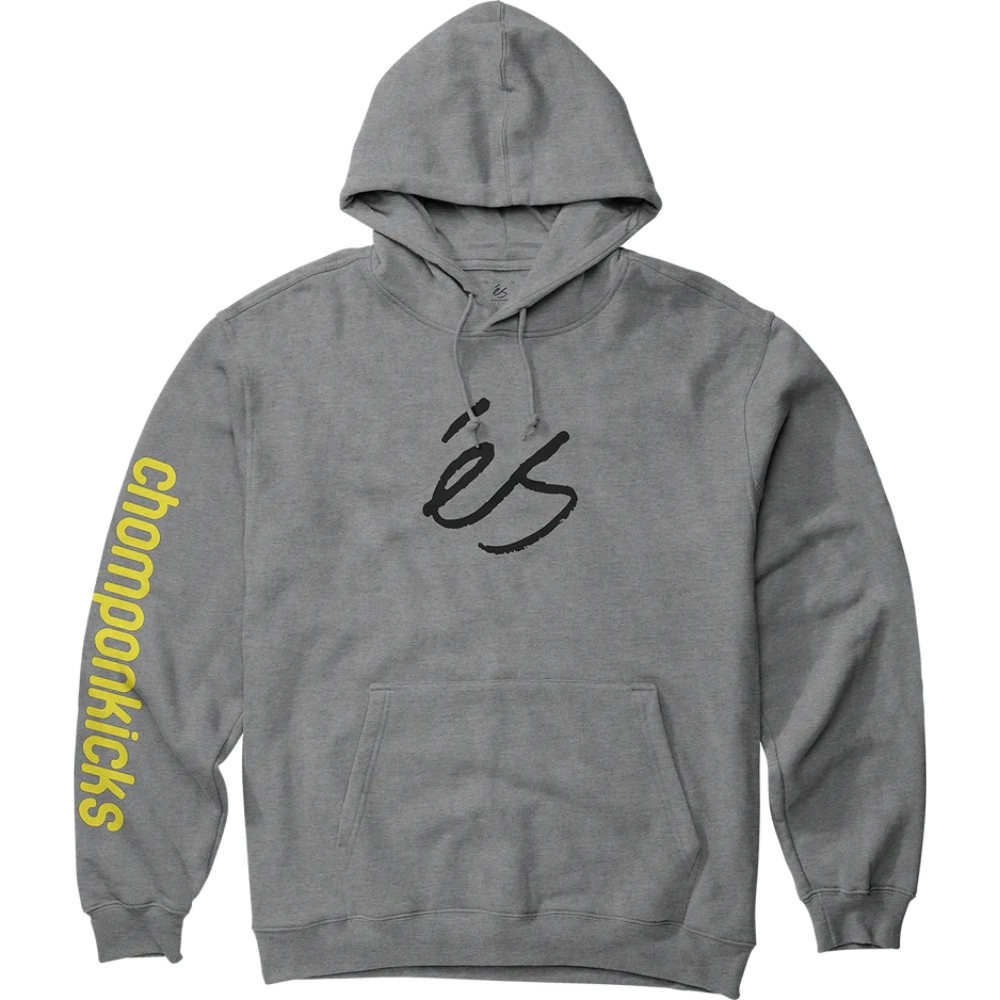 ES Chomp Grey Heather Hoodie [Size: S]