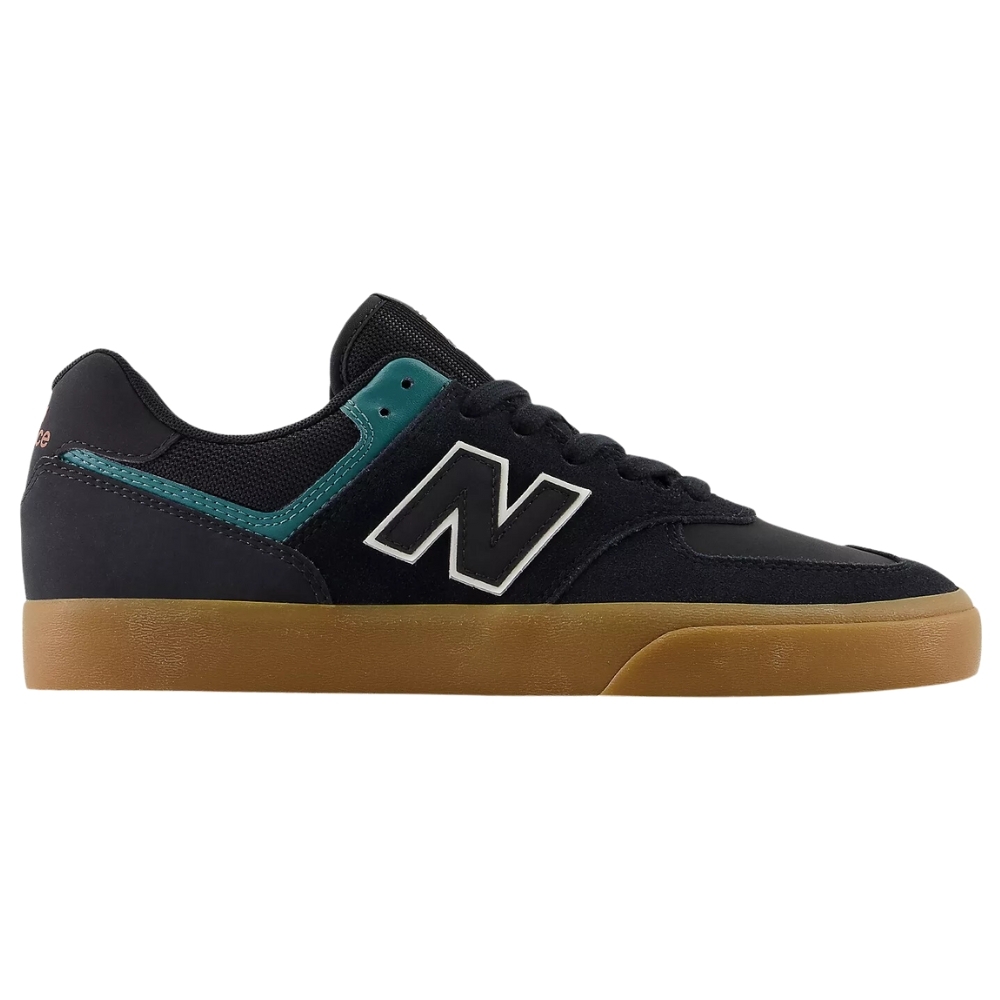 New Balance NM574VBG Black Teal Vulc Mens Skate Shoes [Size: US 8]