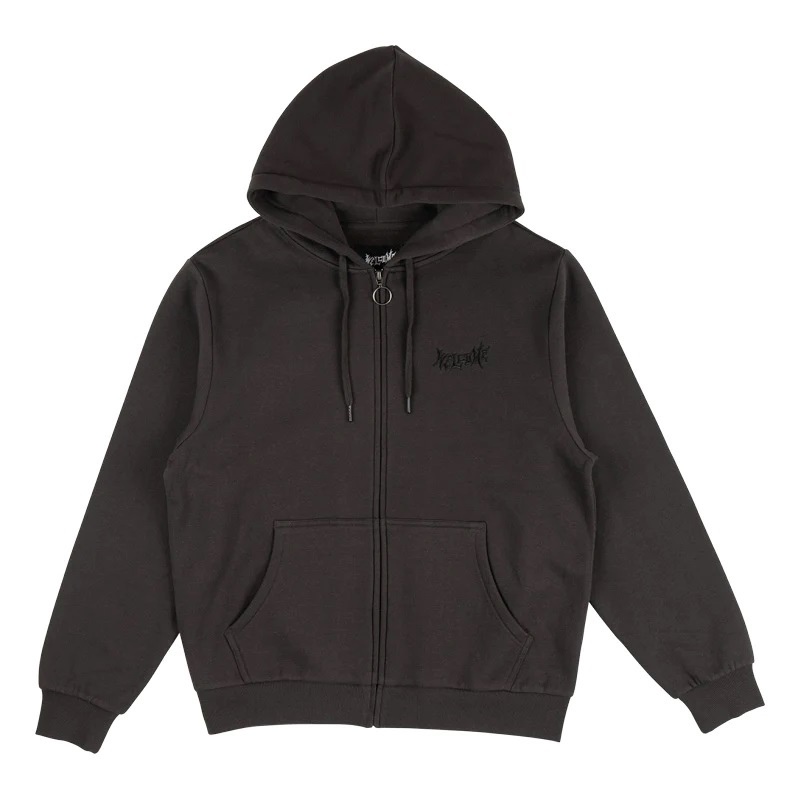 Welcome Skateboards Bapholit Zip Vintage Black Hoodie [Size: S]