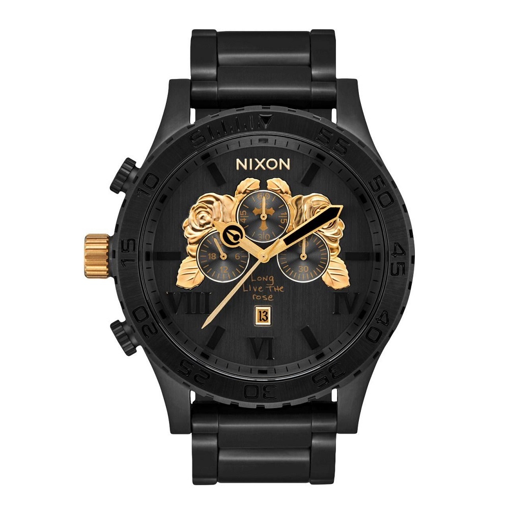 Nixon 2PAC 51-30 Black Gold Watch