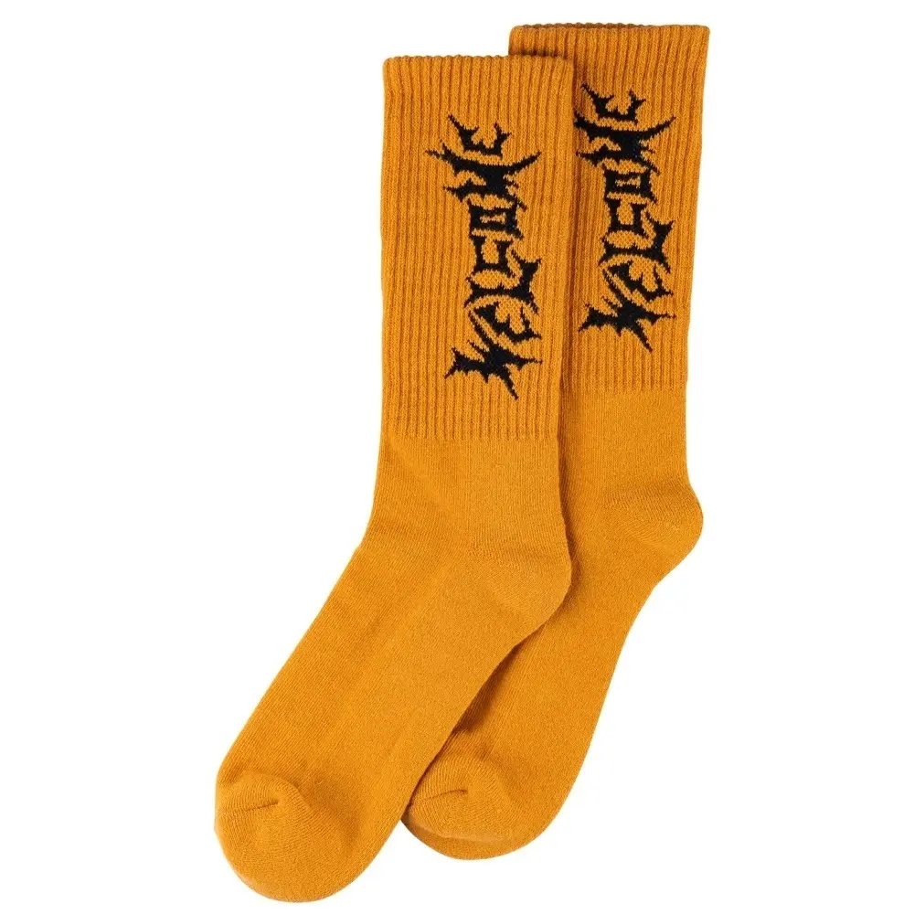 Welcome Skateboards Vampire Pumpkin Black Socks