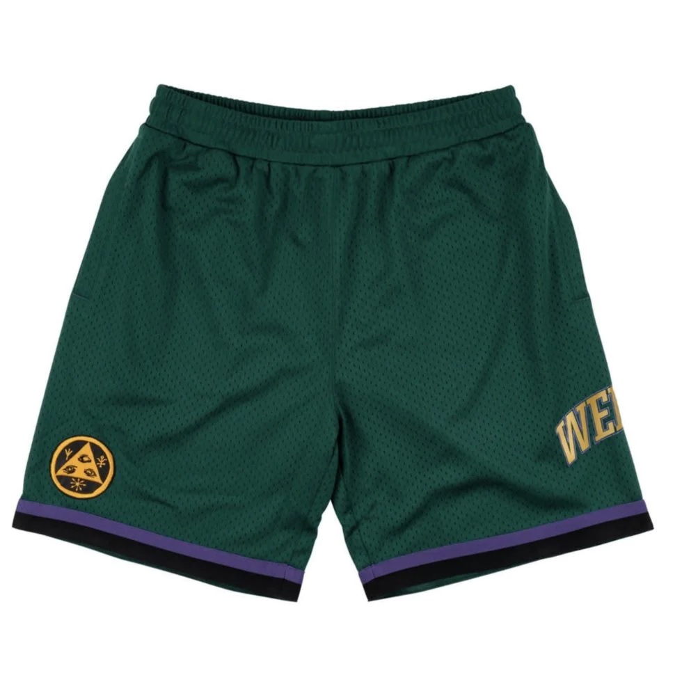 Welcome Skateboards League Mesh Basketball Forest Shorts