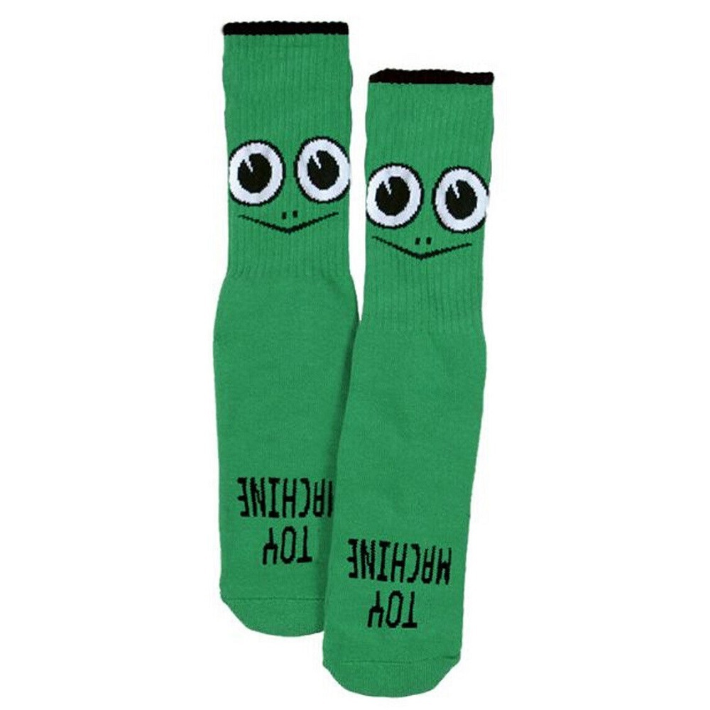 Toy Machine Turtle Face Green Youth Socks