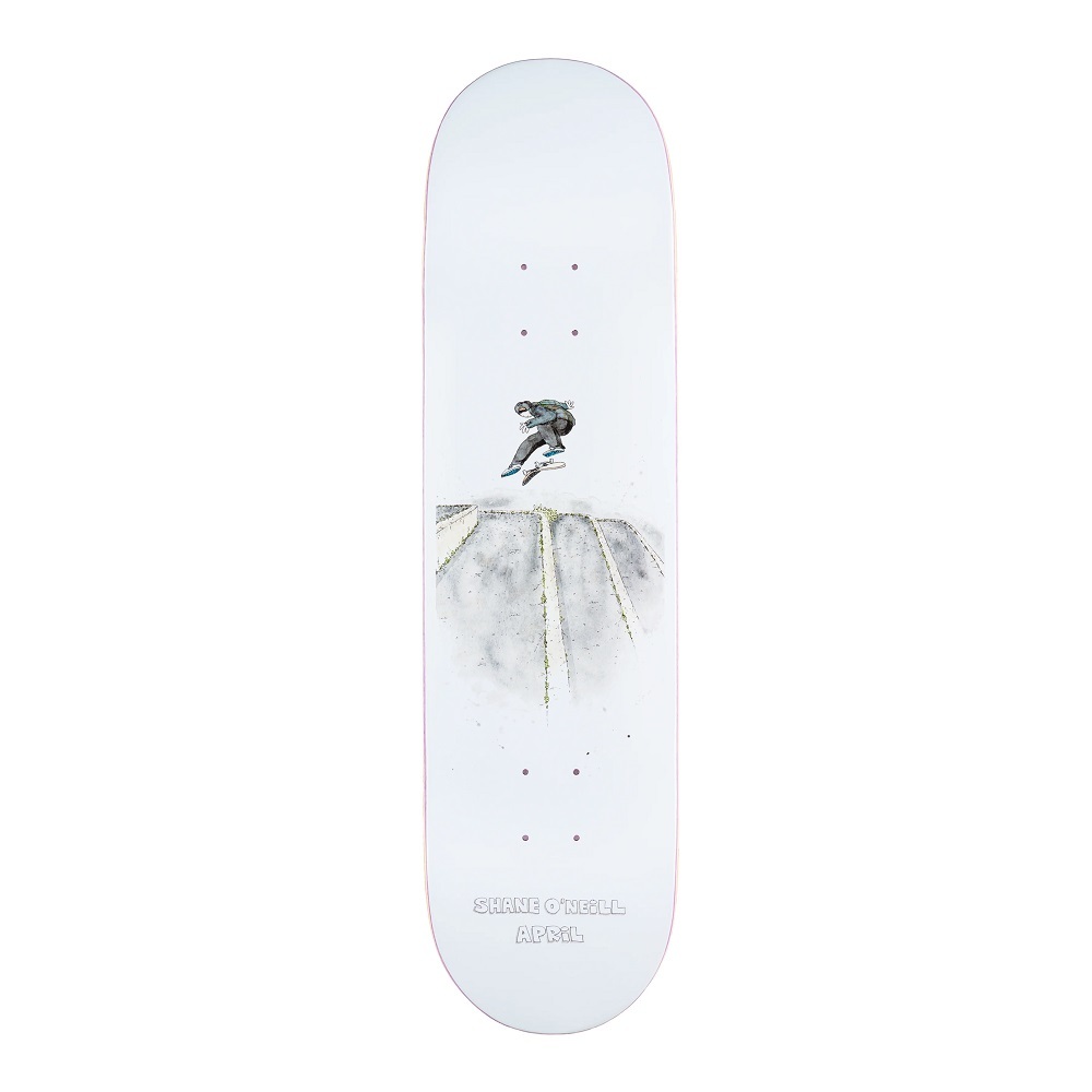 April Shane Oneill Wallenberg White 8.125 Skateboard Deck