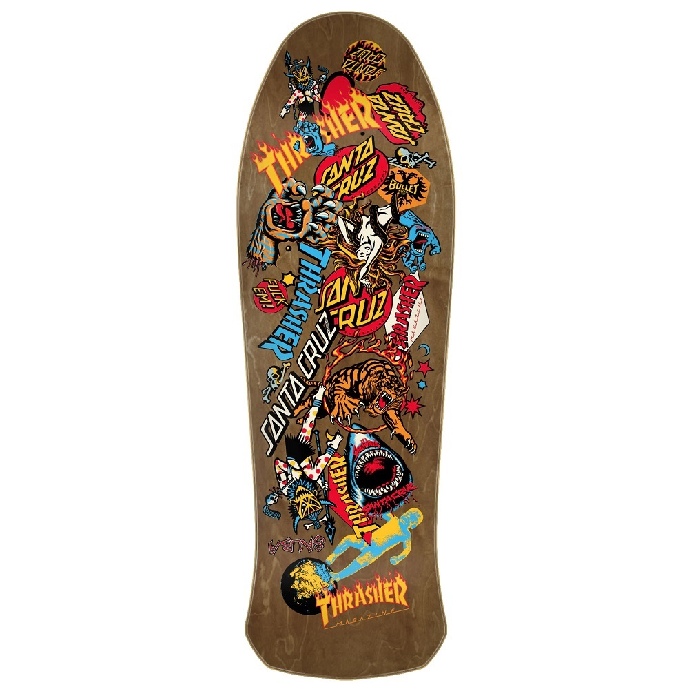 Santa Cruz X Thrasher Salba Oops 10.4 Skateboard Deck