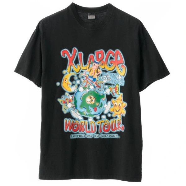 XLarge World Tour Pigment Black T-Shirt [Size: M]