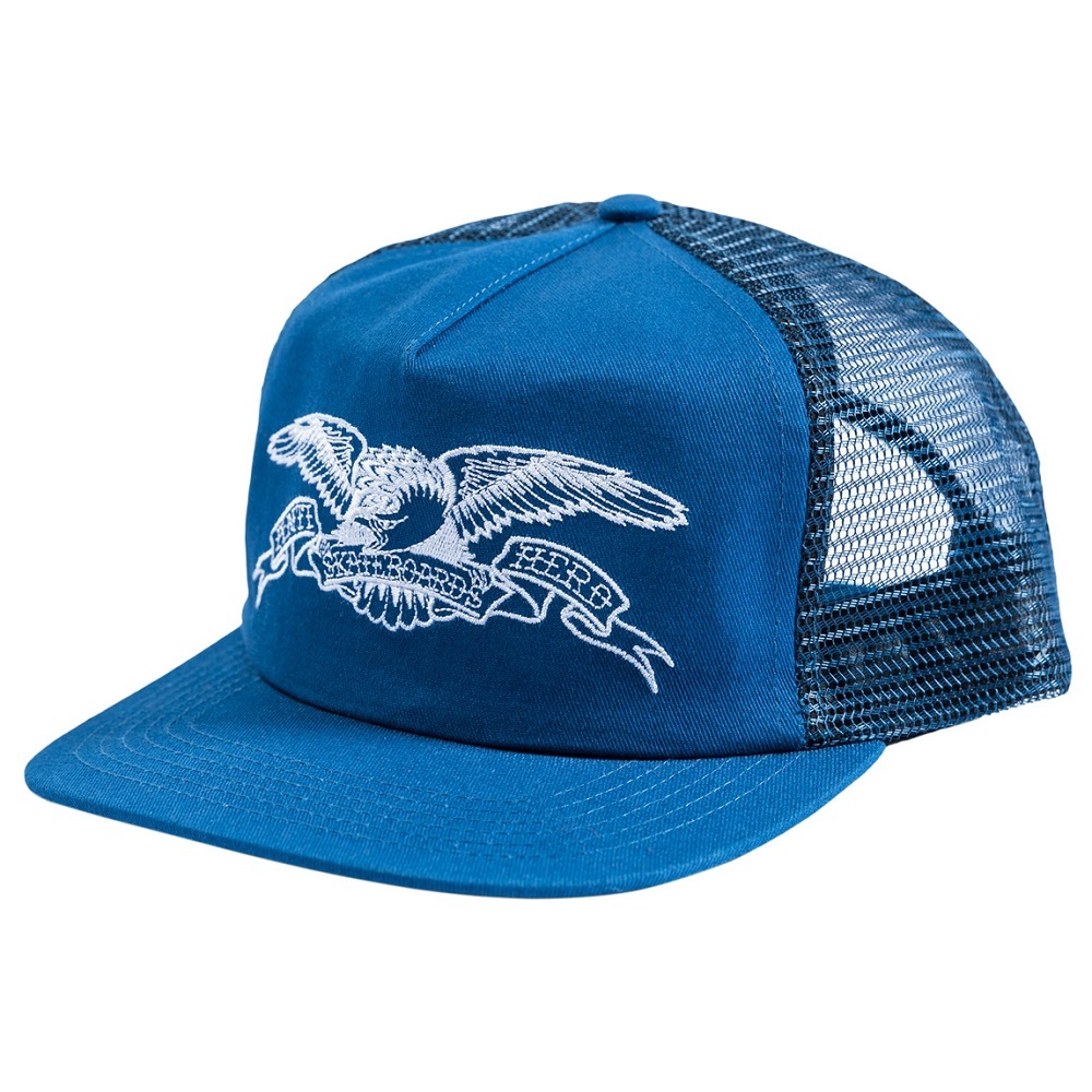 Anti Hero Basic Eagle Blue White Trucker Hat