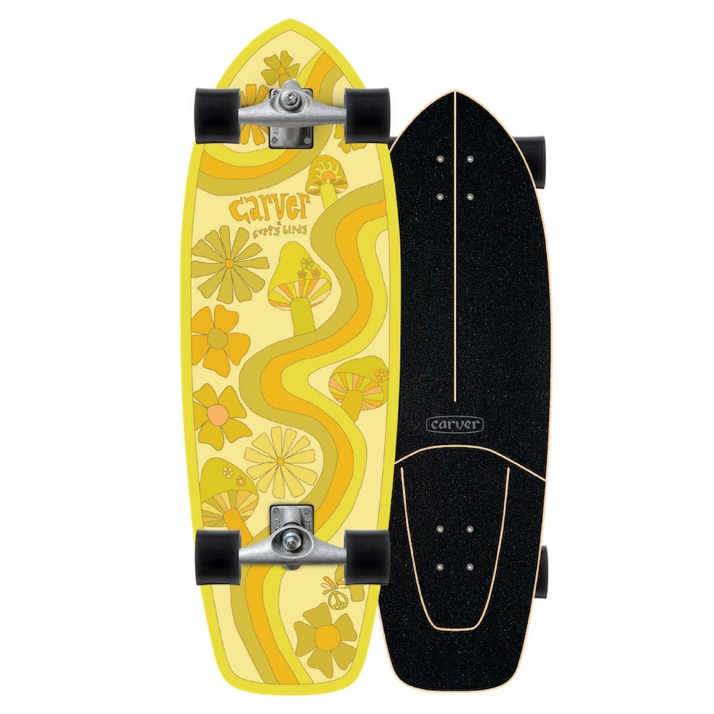 Carver Trippy Hippy CX Surfskate Skateboard