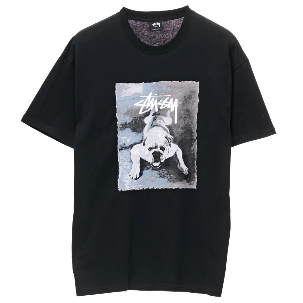 Stussy Bulldog Black T-Shirt