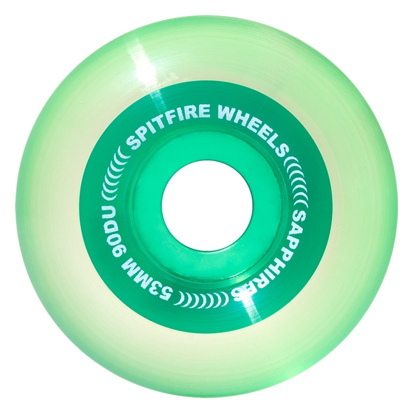 Spitfire Sapphire Green Radial 90D 53mm Skateboard Wheels