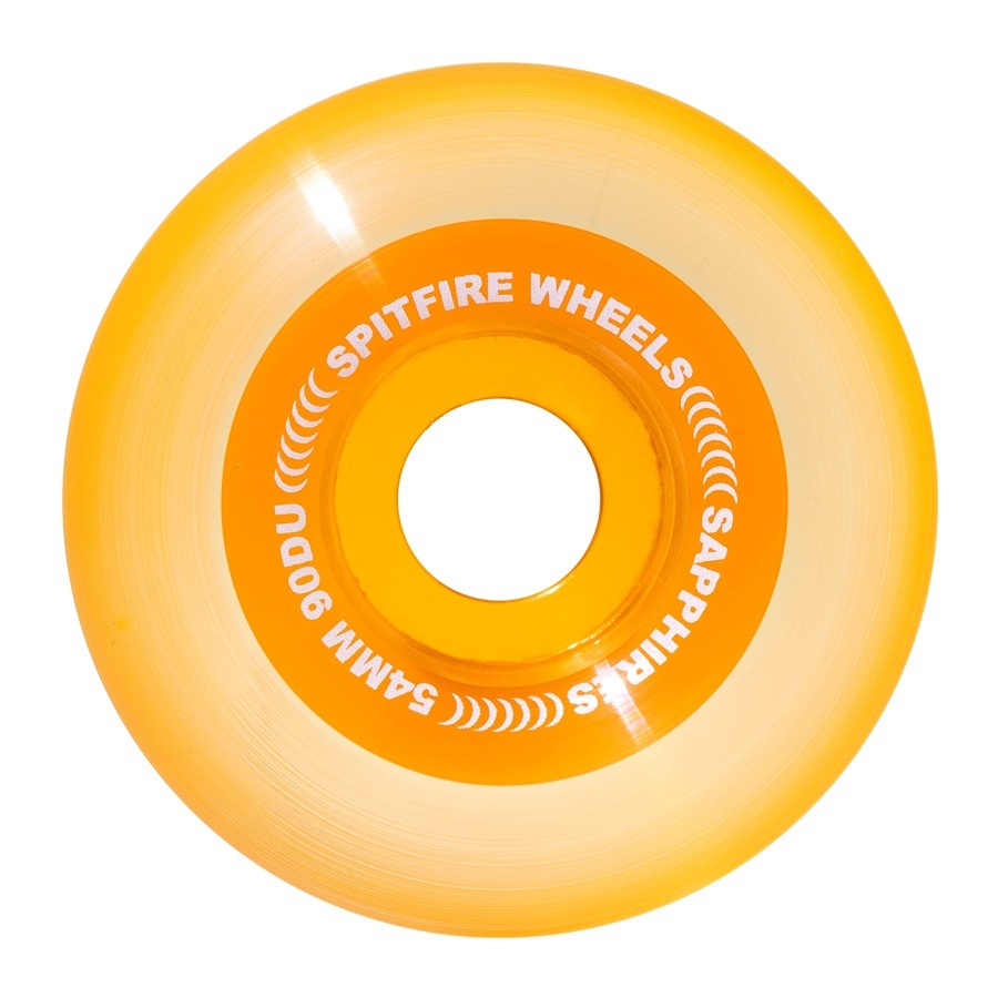 Spitfire Sapphire Orange Radial 90D 54mm Skateboard Wheels