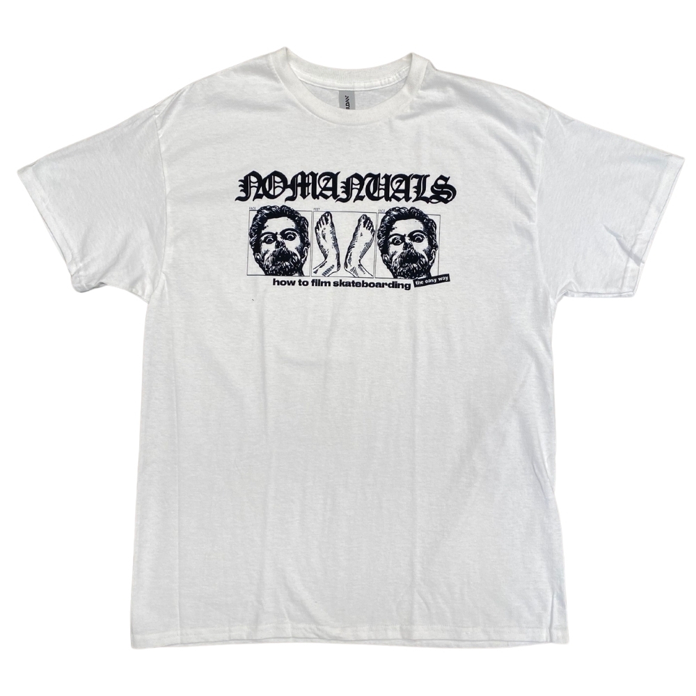 No Manuals Trendsetter White T-Shirt [Size: M]