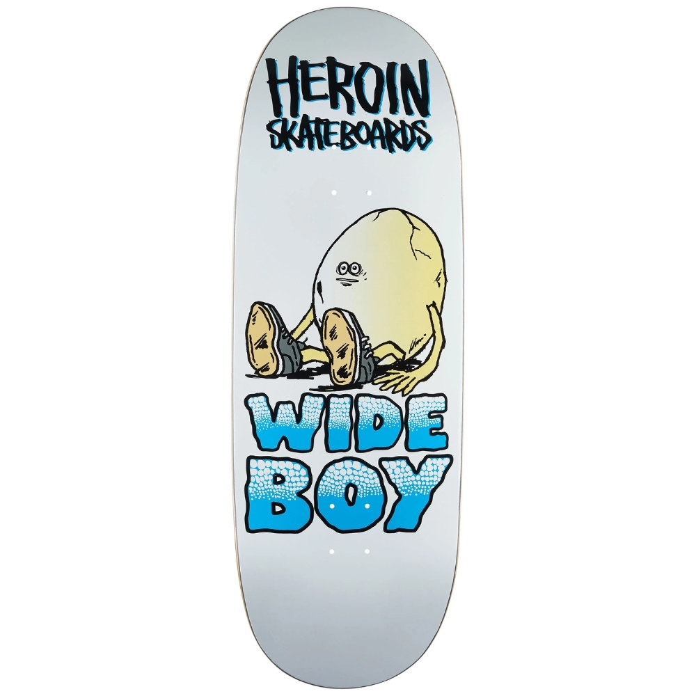 Heroin Wide Boy Egg 10.75 Skateboard Deck