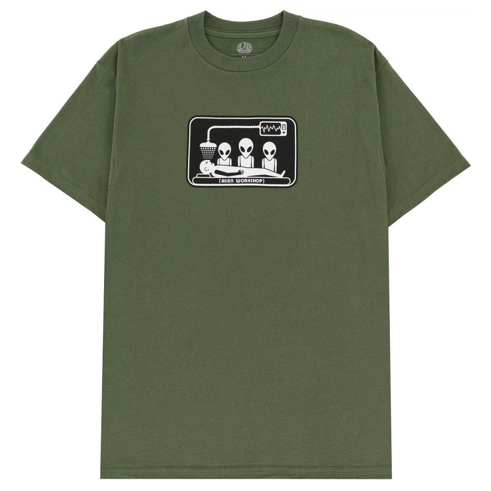 Alien Workshop Abduction Olive T-Shirt [Size: S]