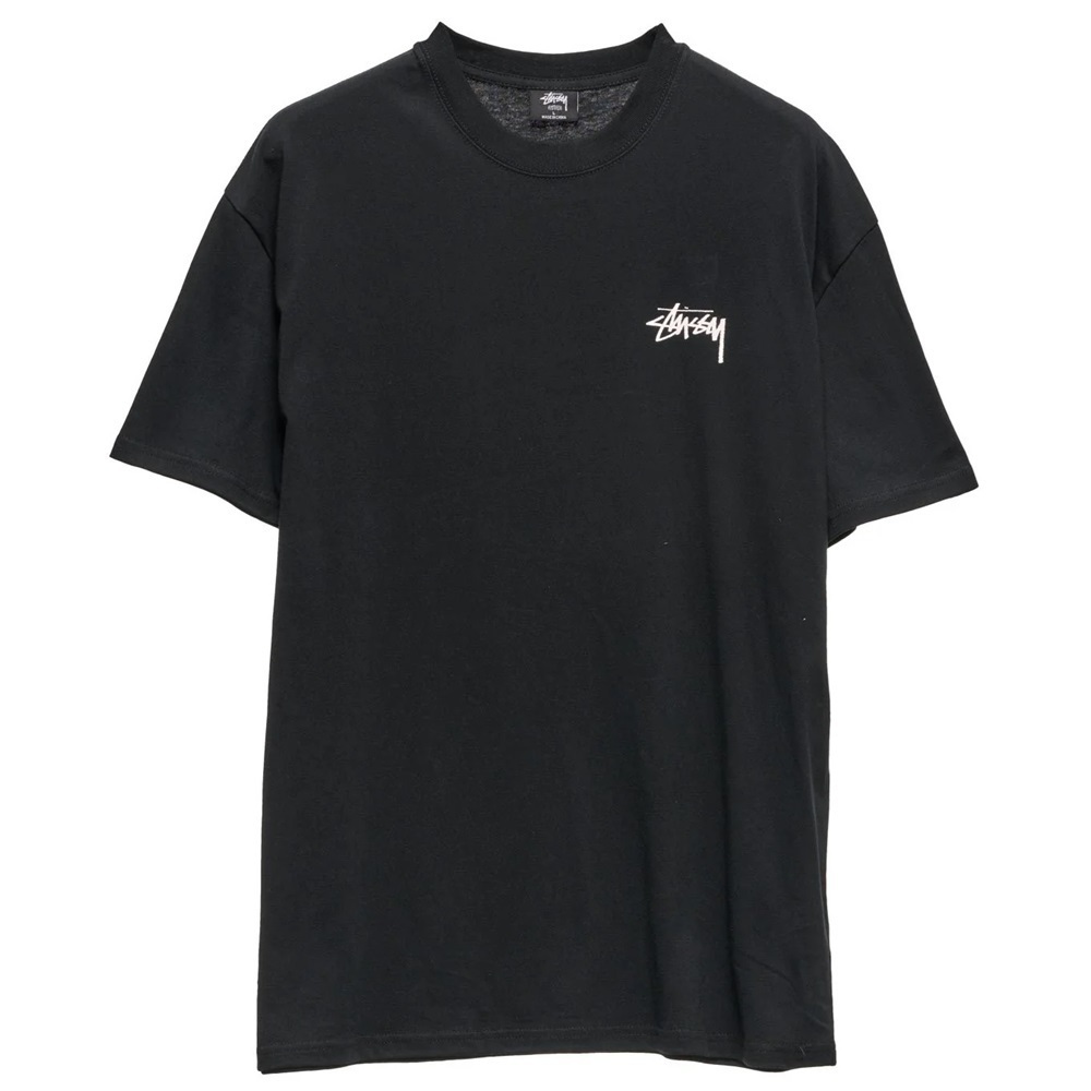 Stussy House Of Cards Heavyweight Black T-Shirt [Size: S]