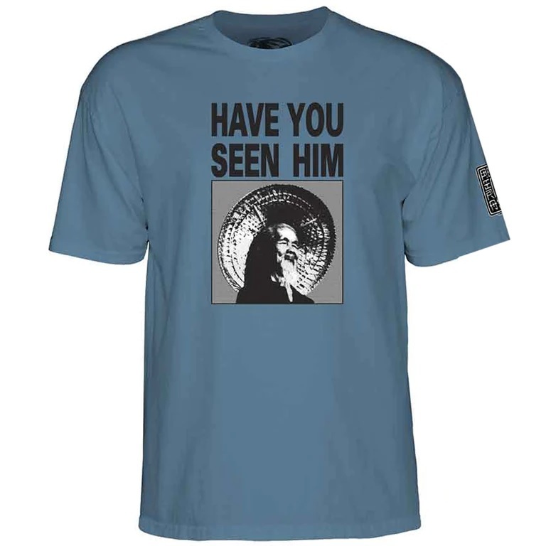 Powell Peralta Searching For Animal Chin Indigo T-Shirt [Size: M]