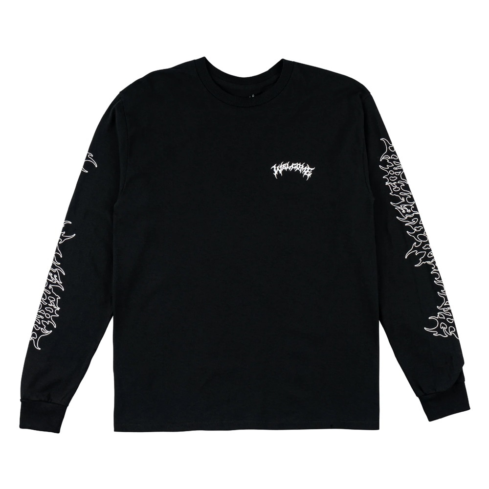 Welcome Skateboards Barb Black White Long Sleeve Shirt [Size: S]