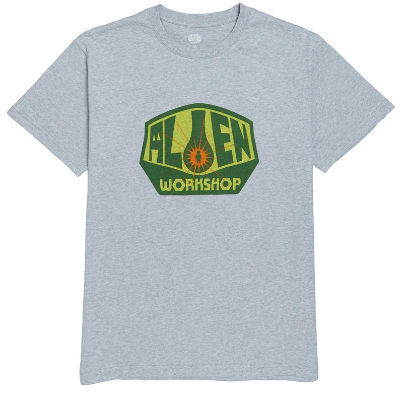 Alien Workshop OG Logo 90s Heather Grey T-Shirt [Size: M]