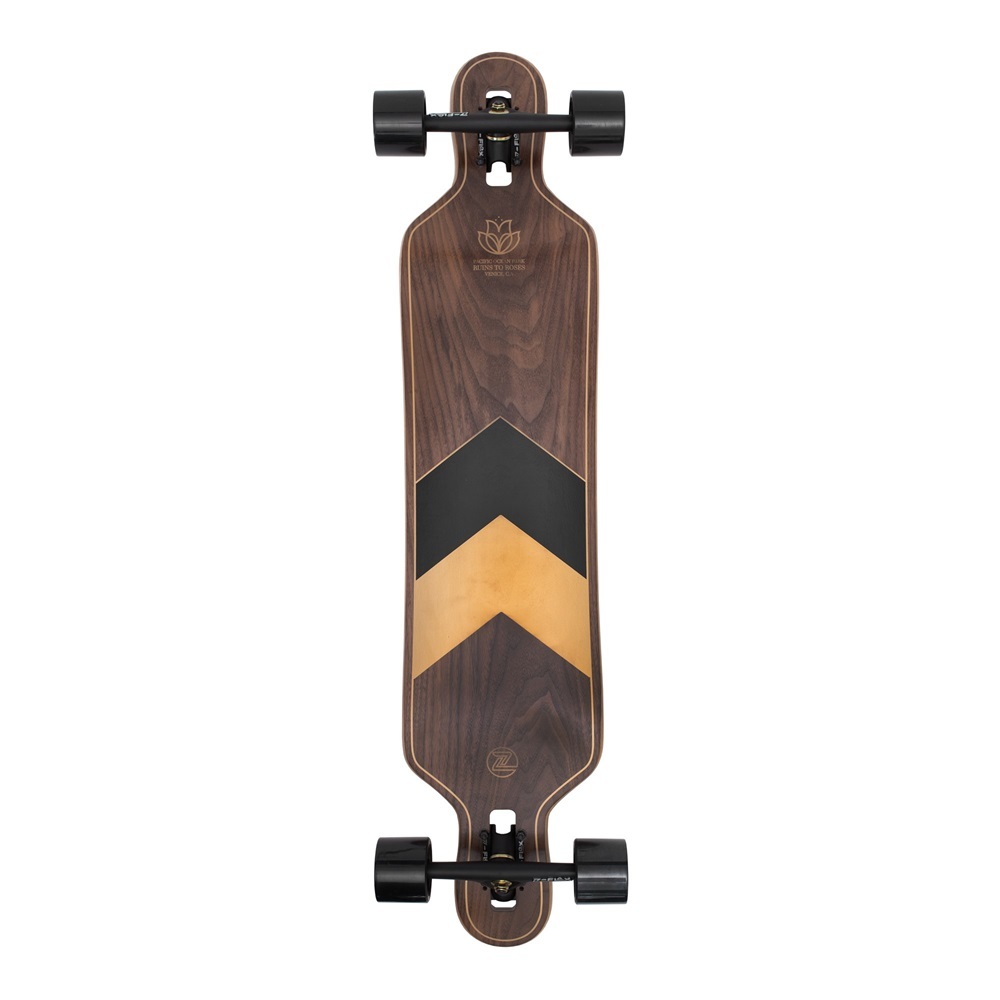 Z-Flex Ruins To Roses Drop Through 40.5 Longboard Skateboard