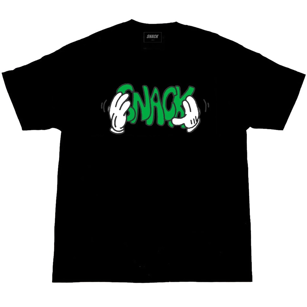 Snack Skateboards Good Hands Black T-Shirt [Size: M]