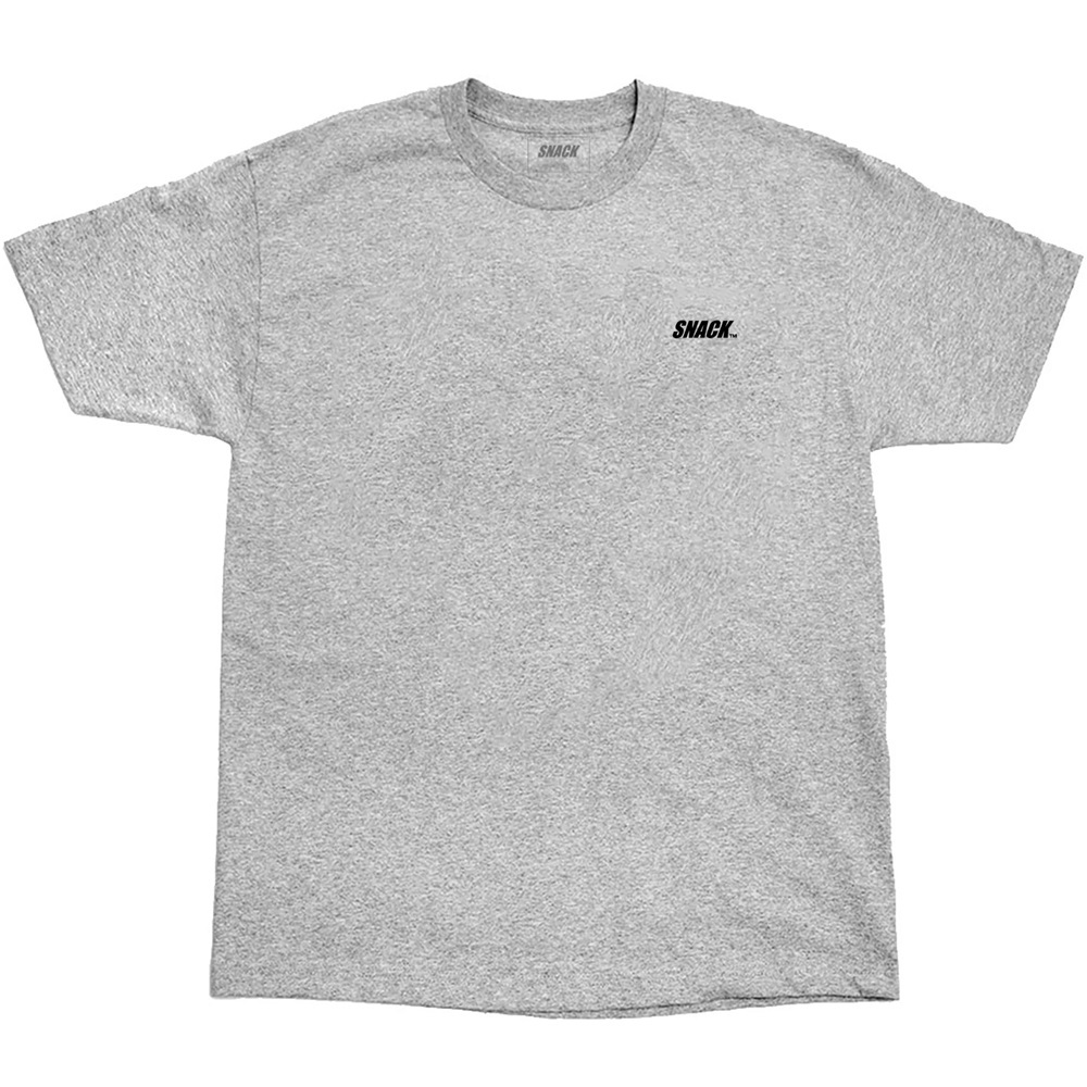 Snack Skateboards Back Off Grey T-Shirt [Size: M]