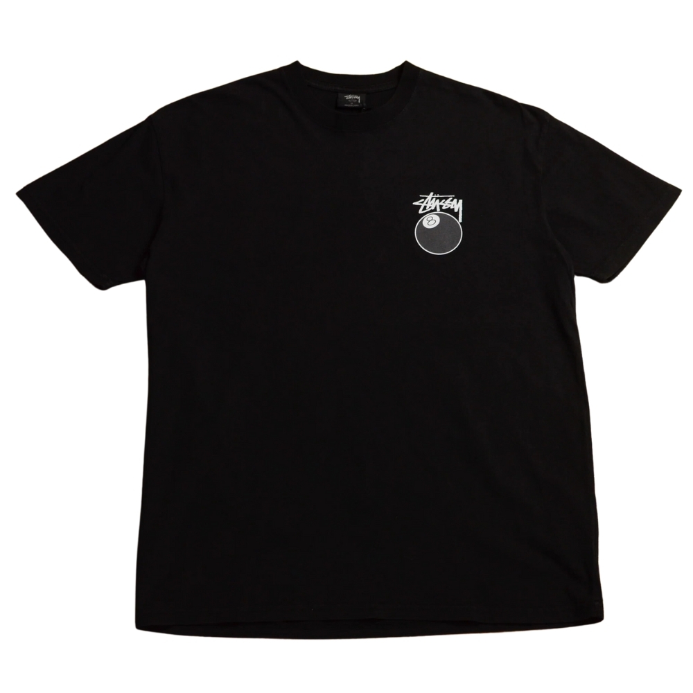 Stussy 8 Ball LCB Pigment Black T-Shirt [Size: S]