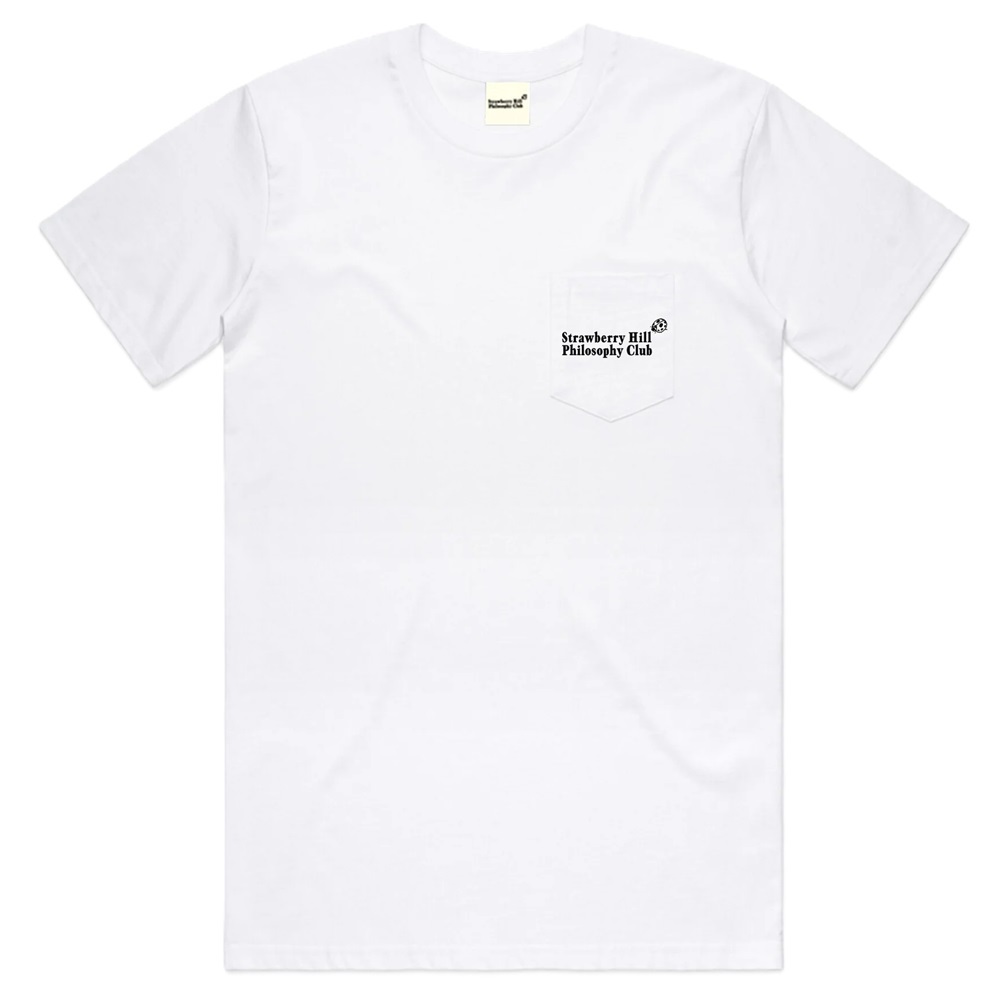 Strawberry Hill Philosophy Club Logo Pocket White T-Shirt [Size: M]