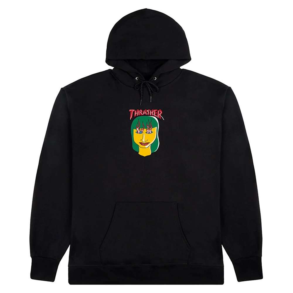 Thrasher Talk Shit Black Hoodie [Size: L]