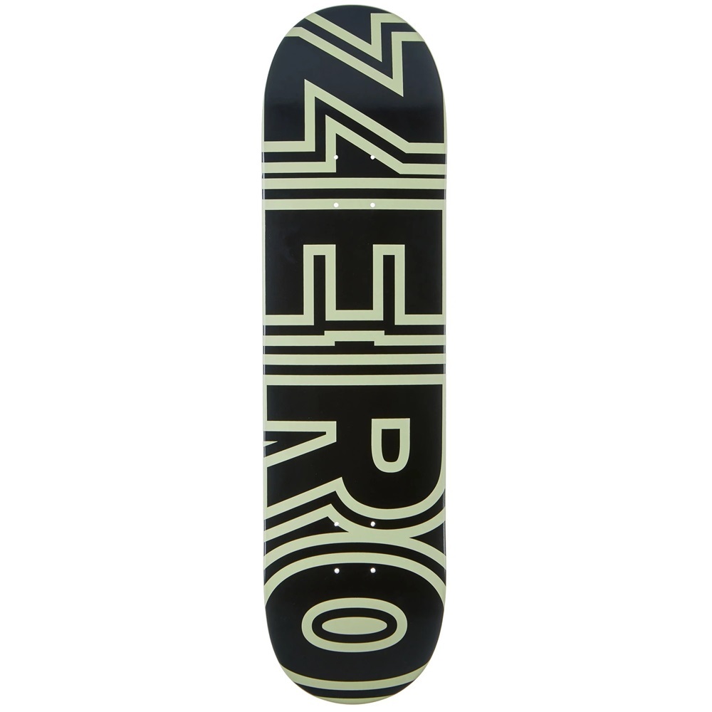 Zero Glow In The Dark Bold 8.5 Skateboard Deck