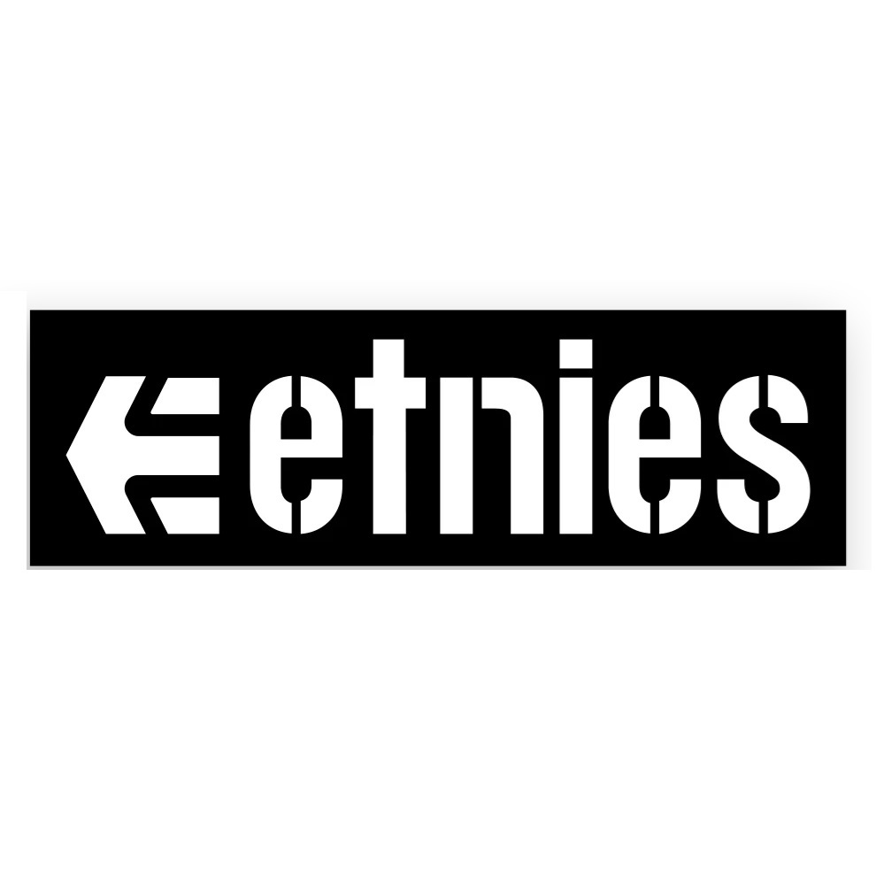 Etnies Team Skateboard Sticker [Colour: Black]