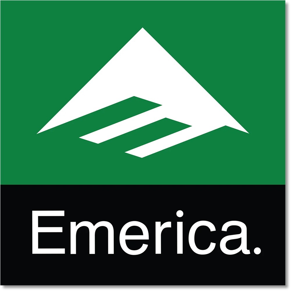 Emerica Combo Green Black White Sticker