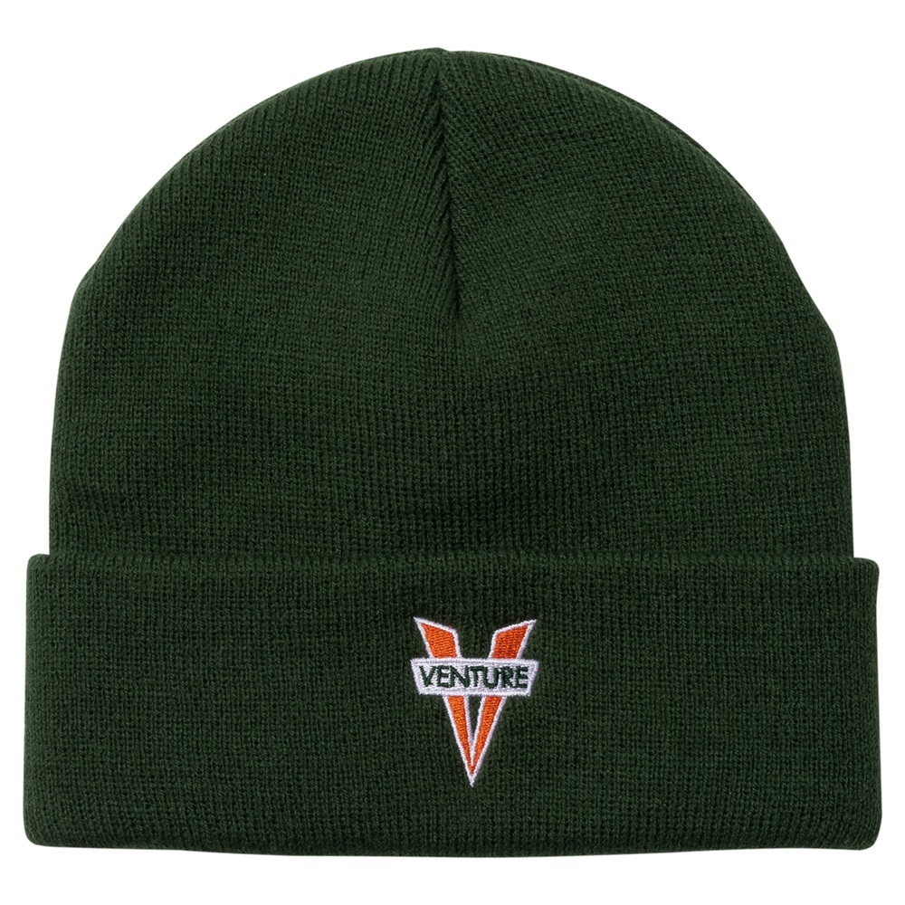 Venture Truck Co Heritage Cuff Dark Green Beanie