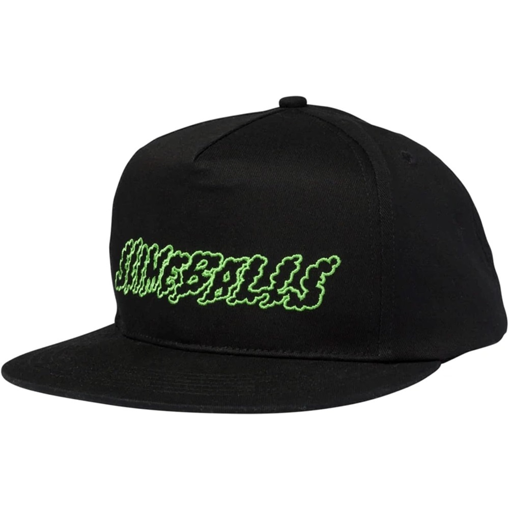 Slime Balls Born To Slime Mid Black Snapback Hat