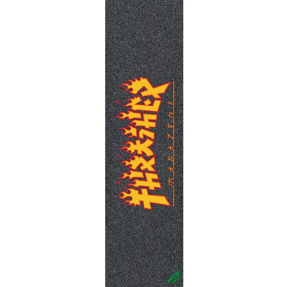 Mob x Thrasher Monster Flame Perforated 9 x 33 Skateboard Grip Tape Sheet