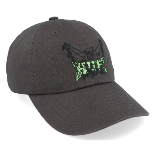 HUF Zine 6 Panel Black Dad Hat