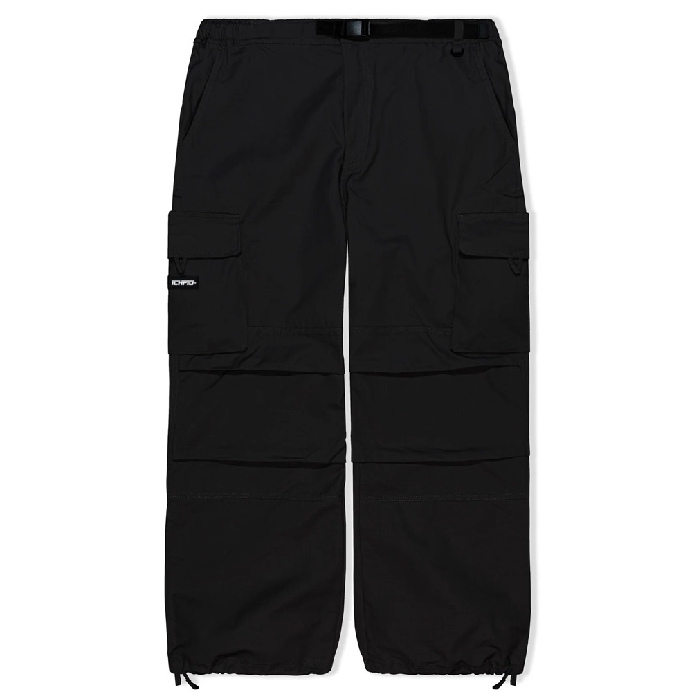 Ichpig Ripstop Jet Black Cargo Pants [Size: M]