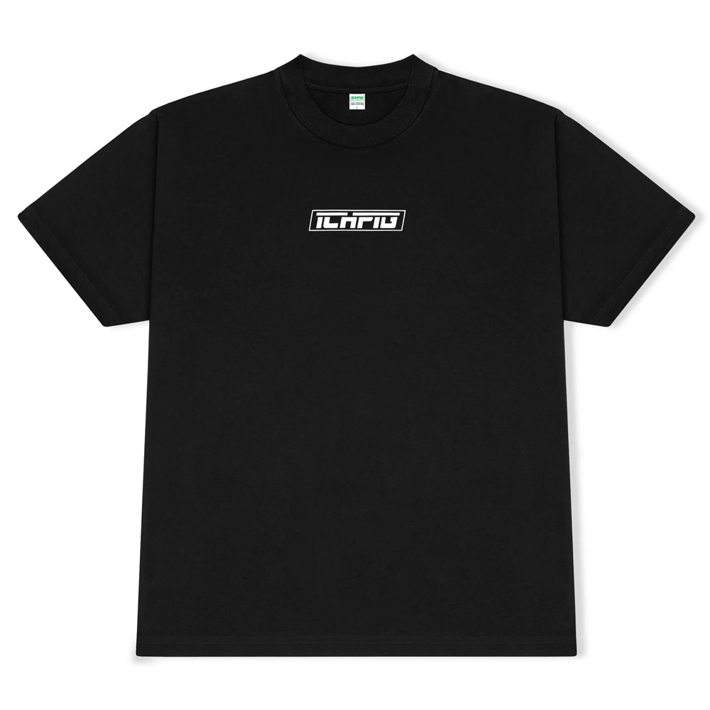 Ichpig Strike Logo Black White T-Shirt [Size: S]