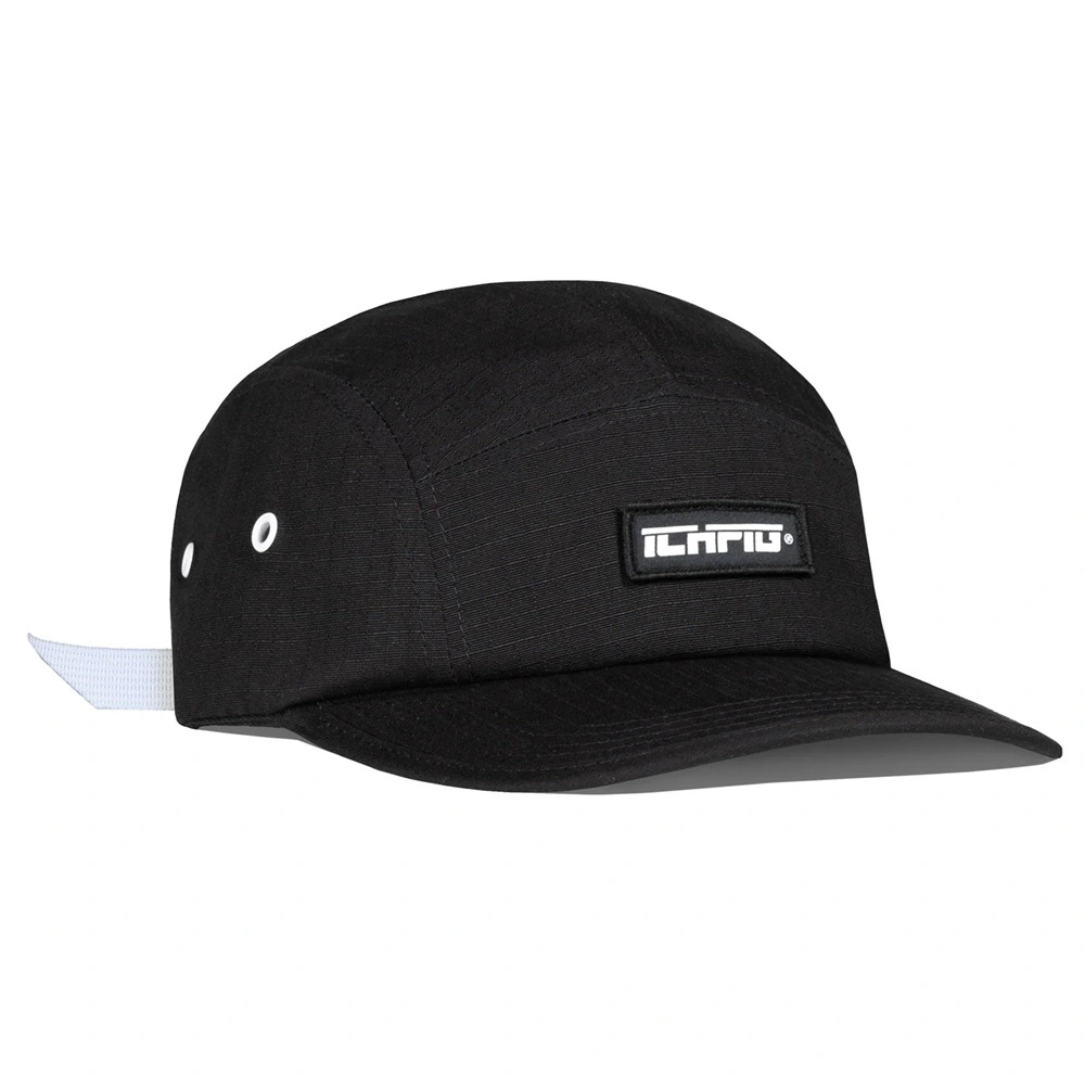 Ichpig Strike Ripstop 5 Panel Black Hat