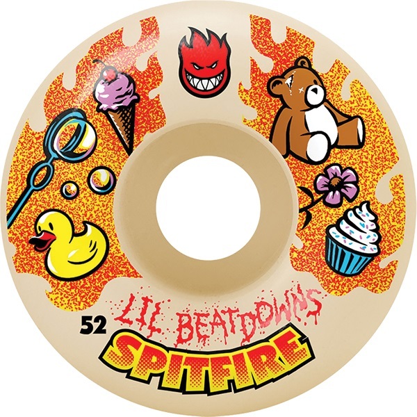 Spitfire Lil Beatdowns Classic F4 99D 52mm Skateboard Wheels